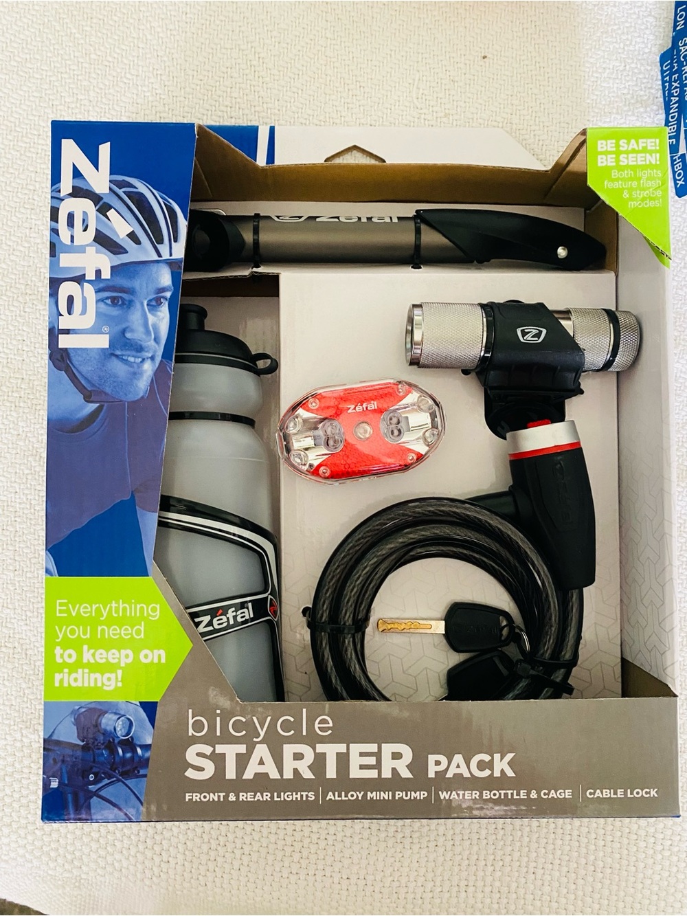 Bicycle Accessory Pack – Black, Silver, Red